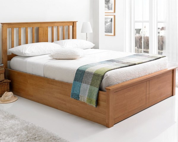 صورة Wooden Storage Bed
